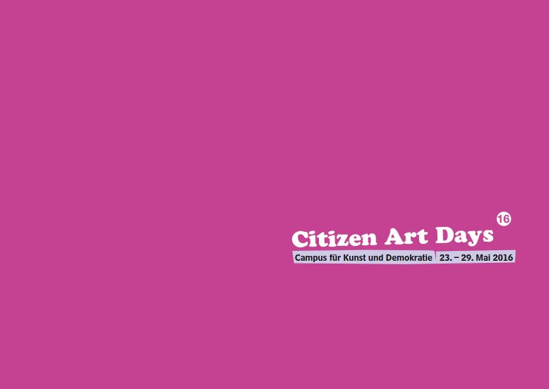 Citizen Art Days 2016