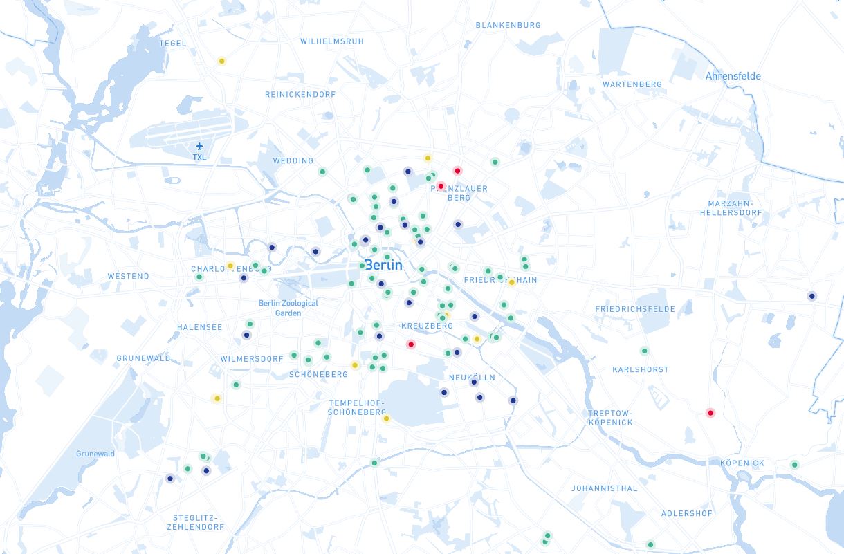 EduTechMap Berlin - Übersicht digitaler Lehrangebote in Berlin