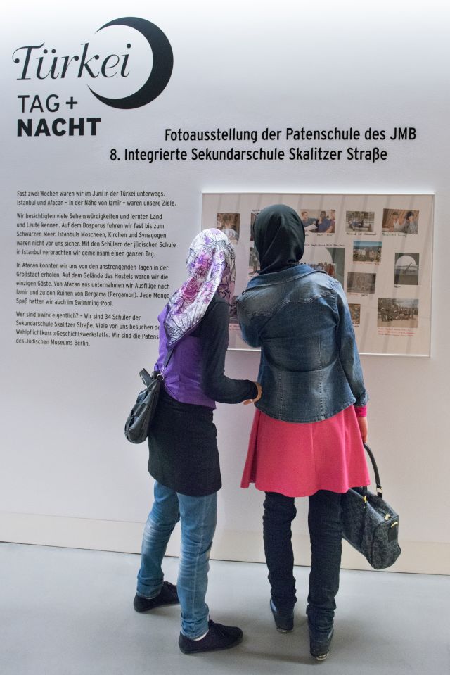 Fotoausstellung „Türkei. Tag + Nacht“ der Patenschule des Jüdischen Museums Berlin, © Jüdisches Museum Berlin, Foto: Nadja Rentzsch