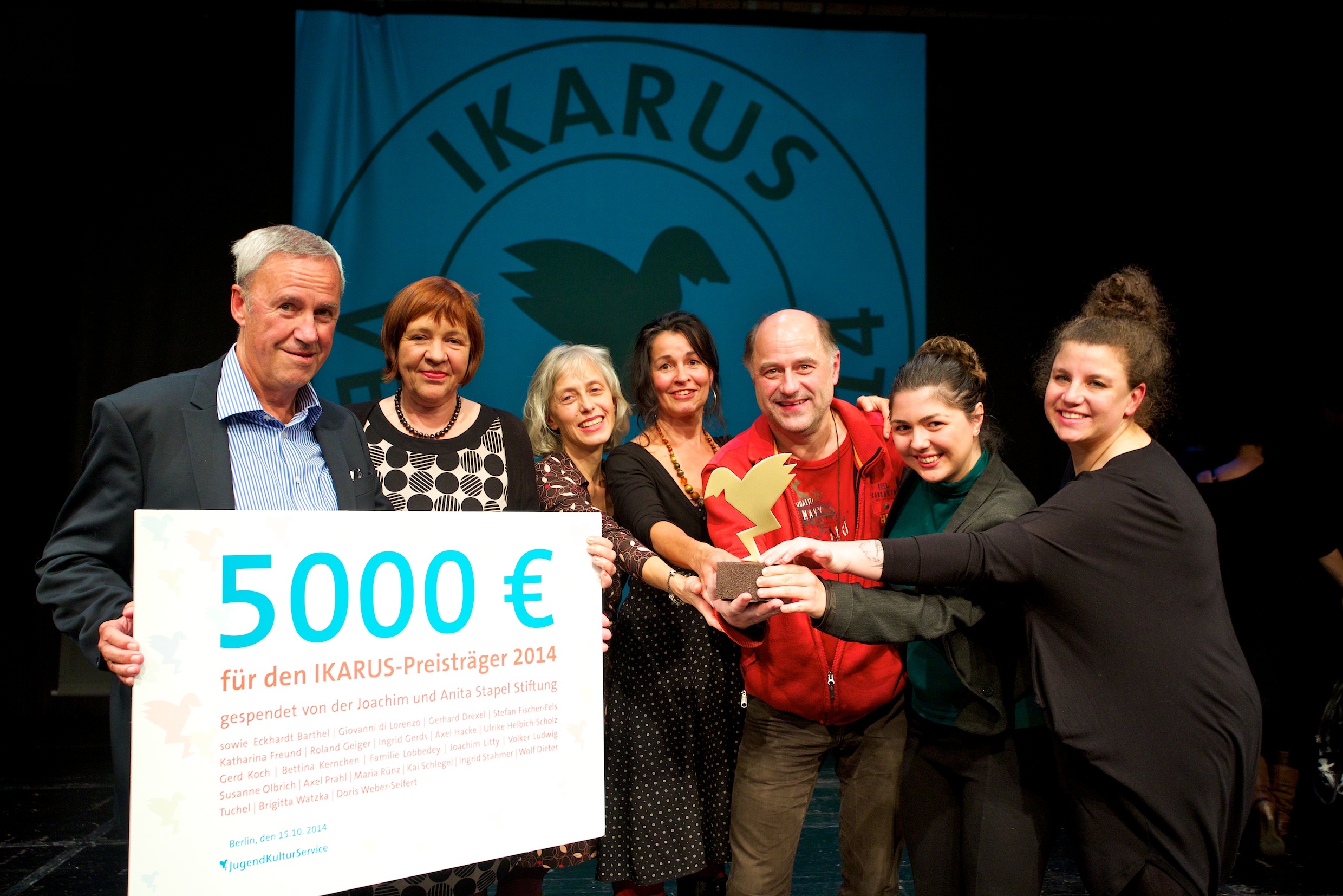DER IKARUS 2014 geht an das ATZE Musiktheater