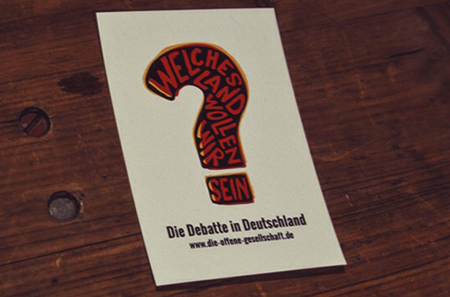 Ausschreibung "Aktionen für eine Offene Gesellschaft"