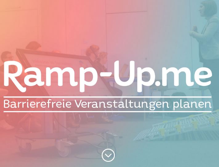 Internet-Portal „Ramp-Up.me“ für barrierefreie Veranstaltungen gestartet