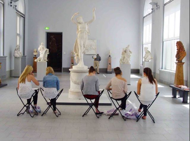 Projekt " Das Märkische Viertel zu Hause im Bode-Museum" (entstanden im Rahmen des Modellprogramms "Kulturagenten für kreative Schulen"), Fotos: Sigrid Otto und Anja Edelmann