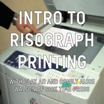 Intro to Risograph Printing