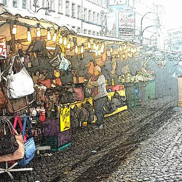 Tumult auf dem Markt