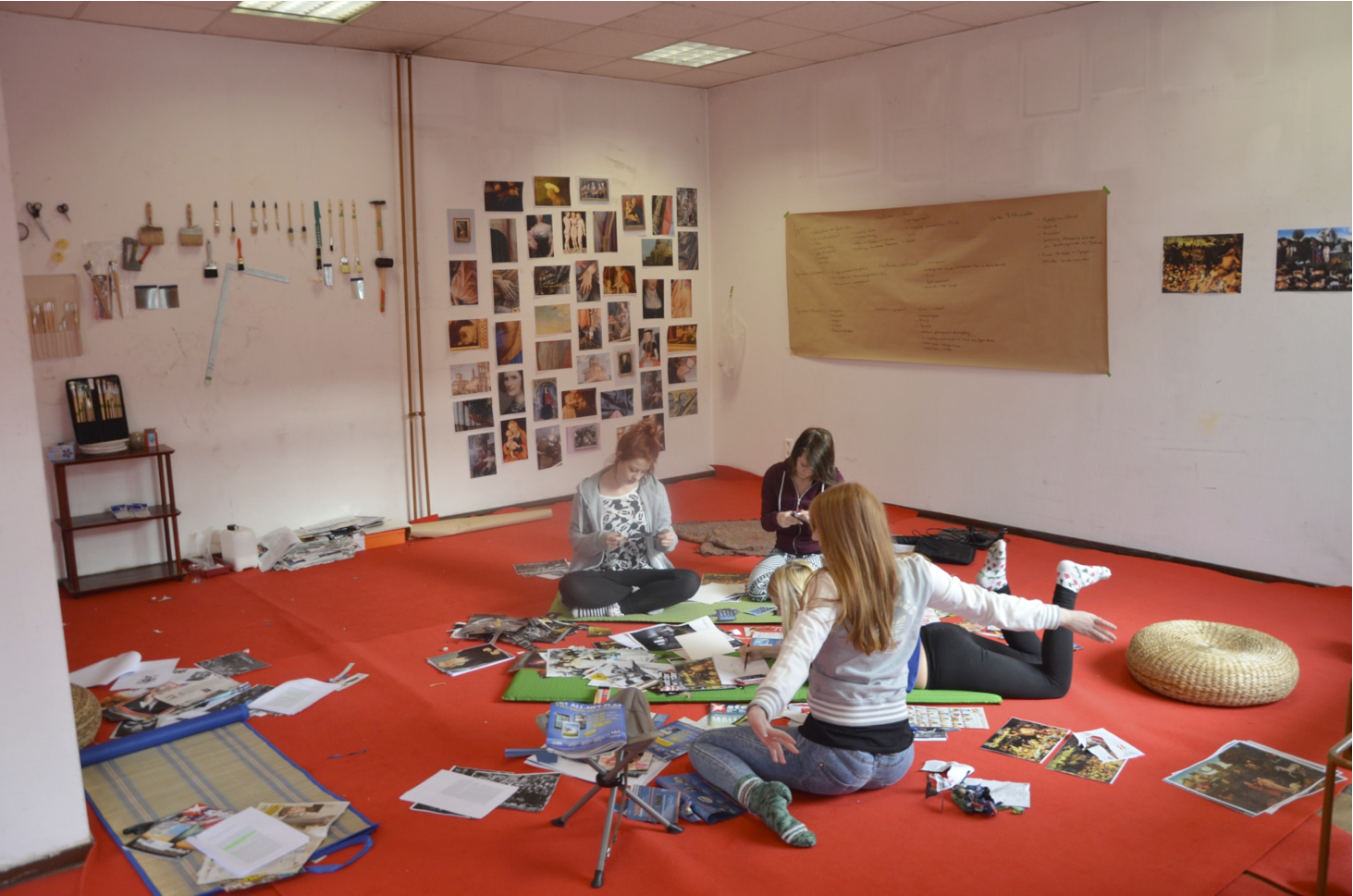 Projekt Kick-Off Cranach, Projektwoche mit der Merian Schule, Foto: Petra Larass