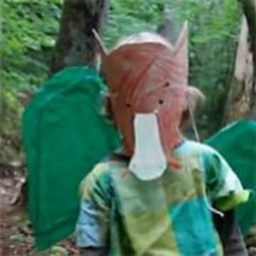 Bretter, die den Wald bedeuten
