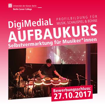 DigiMediaL Aufbaukurs - SELBSTVERMARKTUNG FÜR MUSIKER*INNEN
