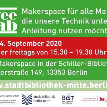 FreeLab im Makerspace der Schiller-Bibliothek