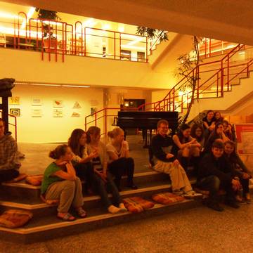 Schreibnacht in der Bibliothek